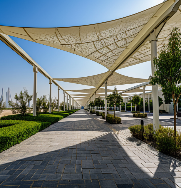 Enhance Your Building's Facade with Custom Shades and Awnings